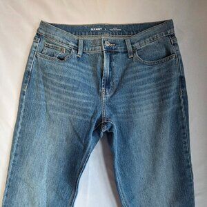 Old Navy Wow Boyfriend Mid-Rise Jeans | Medium Wash | Size 6